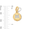Thumbnail Image 3 of 1/15 CT. T.W. Pavé Lab-Grown Diamond Initial “M” Star Frame Necklace Charm in 10K Gold (F/VS2)