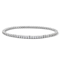 4 CT. T.W. Lab-Grown Diamond Seamless-Look Tennis Bracelet in 10K White Gold (F/VS2)