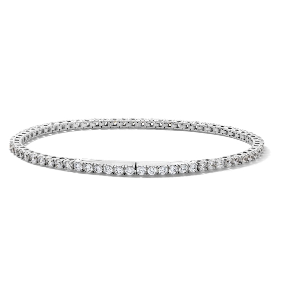 4 CT. T.w. Lab-Grown Diamond Seamless-Look Tennis Bracelet in 10K White Gold (F/Vs2)