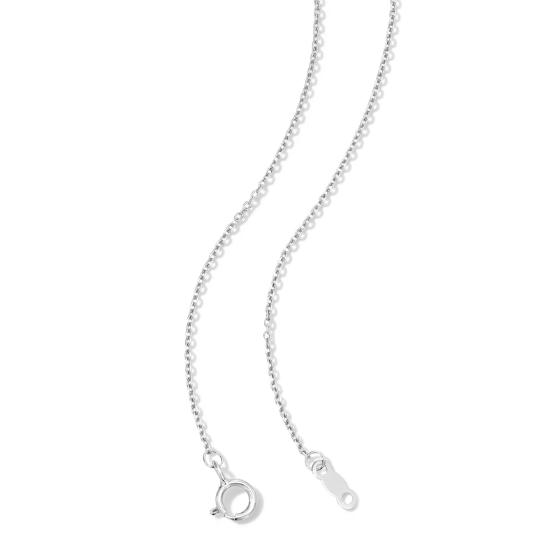 Main Image 3 of 1 CT. T.W. Lab-Grown Diamond Bead Station Necklace in Sterling Silver (F/VS2)
