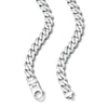 Thumbnail Image 2 of 10.8mm Diamond-Cut Curb Chain Necklace in Sterling Silver – 24”