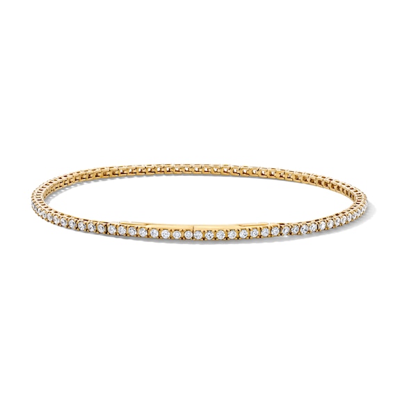 2 CT. T.w. Certified Lab-Grown Diamond Seamless-Look Tennis Bracelet in 10K Gold (F/Vs2)