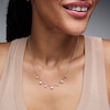 Thumbnail Image 2 of 2-1/2 CT. T.W. Lab-Grown Diamond Station Necklace in Sterling Silver (F/VS2)