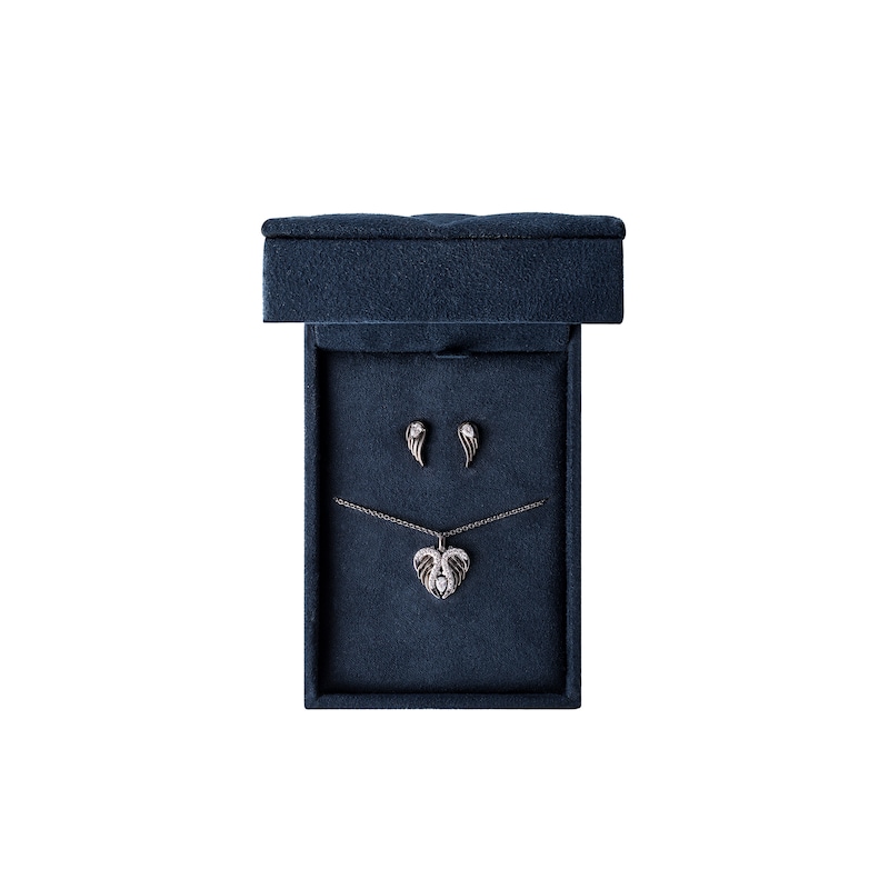 Main Image 1 of Enchanted Star Villains Maleficent 1/2 CT. T.W. Lab-Grown Diamond Wings Set in Sterling Silver (F/VS2)