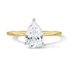 Thumbnail Image 1 of 2-3/4 CT. Pear-Shaped Certified Lab-Grown Diamond Hidden Frame Engagement Ring in 14K Gold (F/VS2)