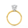 Thumbnail Image 3 of 2-3/4 CT. Pear-Shaped Certified Lab-Grown Diamond Hidden Frame Engagement Ring in 14K Gold (F/VS2)