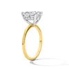 Thumbnail Image 5 of 2-3/4 CT. Pear-Shaped Certified Lab-Grown Diamond Hidden Frame Engagement Ring in 14K Gold (F/VS2)
