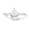 Thumbnail Image 1 of 1-3/4 CT. T.W. Pear-Shaped Certified Lab-Grown Diamond Hidden Frame Engagement Ring in 14K White Gold (F/VS2)