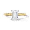 Thumbnail Image 1 of 1-3/4 CT. T.W. Emerald-Cut Certified Lab-Grown Diamond Hidden Frame Engagement Ring in 14K Gold (F/VS2)