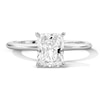 Thumbnail Image 1 of 1-3/4 CT. T.W. Radiant-Cut Certified Lab-Grown Diamond Hidden Frame Engagement Ring in 14K White Gold (F/VS2)
