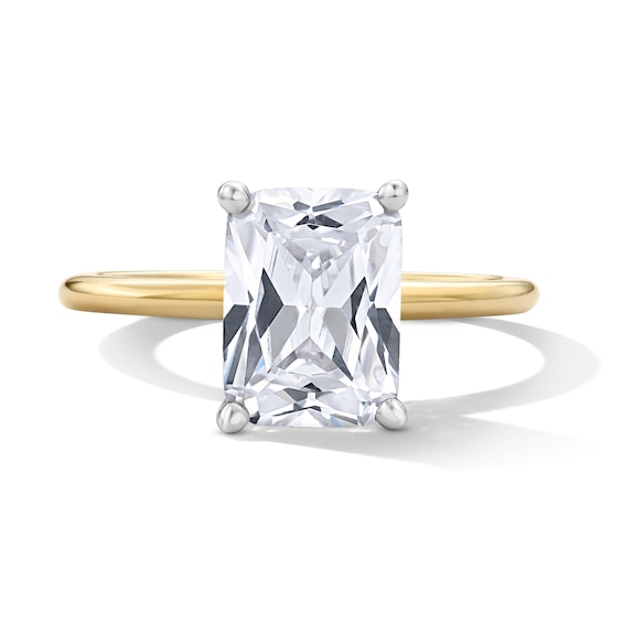 2-3/4 CT. T.w. Radiant-Cut Certified Lab-Grown Diamond Hidden Frame Engagement Ring in 14K Gold (F/Vs2)