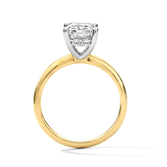 2-3/4 CT. T.w. Radiant-Cut Certified Lab-Grown Diamond Hidden Frame Engagement Ring in 14K Gold (F/Vs2)