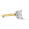 Thumbnail Image 4 of 2-3/4 CT. T.W. Radiant-Cut Certified Lab-Grown Diamond Hidden Frame Engagement Ring in 14K Gold (F/VS2)