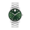 Thumbnail Image 1 of Men's Movado Bold® Analog Watch with Green Dial and Stainless Steel Bracelet (Model: 3601308)