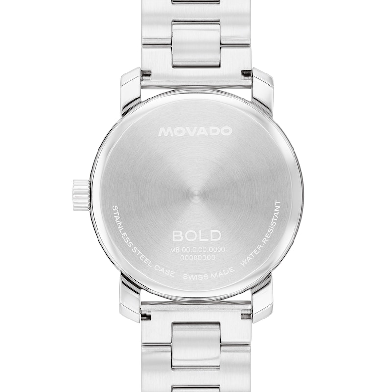 Main Image 3 of Men's Movado Bold® Analog Watch with Green Dial and Stainless Steel Bracelet (Model: 3601308)