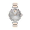 Thumbnail Image 1 of Ladies’ Movado Bold® Evolution 2.0 Two-Tone Rose IP Analog Watch with Grey Dial and Crystal Bezel (Model: 3601283)