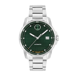 Men's Movado Bold® Verso Automatic Watch with Green Textured Dial (Model: 3600962)