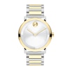 Thumbnail Image 1 of Men's Movado Bold® Evolution 2.0 Two-Tone IP Analog Watch with Silver-Tone Dial (Model: 3601087)
