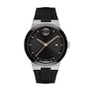 Thumbnail Image 1 of Men's Movado Bold® Fusion Analog Watch with Black Dial and Black Silicone Strap (Model: 3601079)