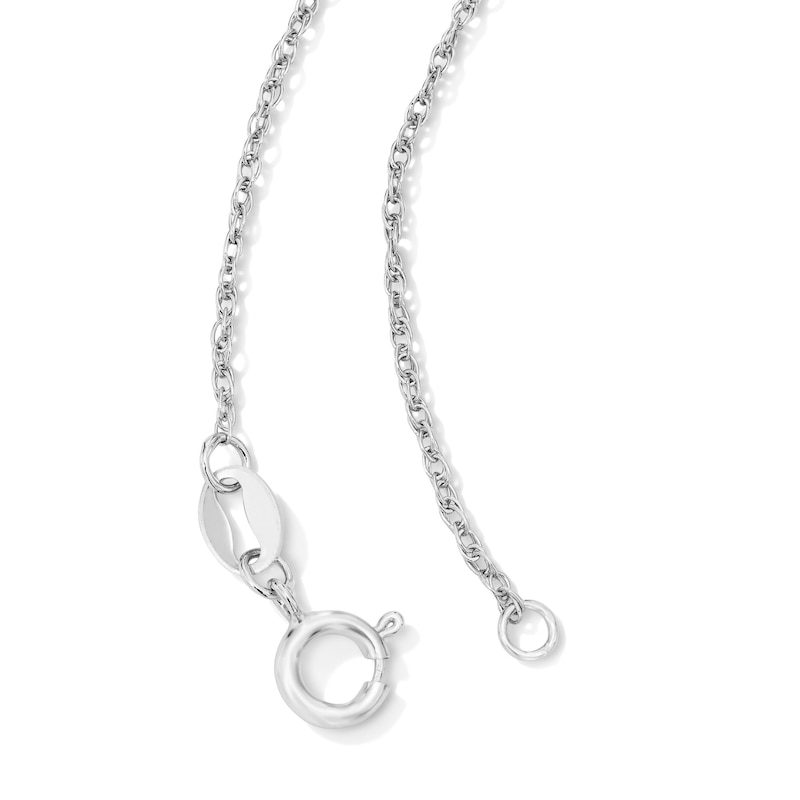Main Image 3 of 7.0mm Freshwater Cultured Pearl and Lab-Grown Diamond-Accent Pendant in Sterling Silver