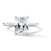 Thumbnail Image 1 of 2-3/4 CT. T.W. Radiant-Cut Certified Lab-Grown Diamond Hidden Frame Engagement Ring in 14K White Gold (F/VS2)