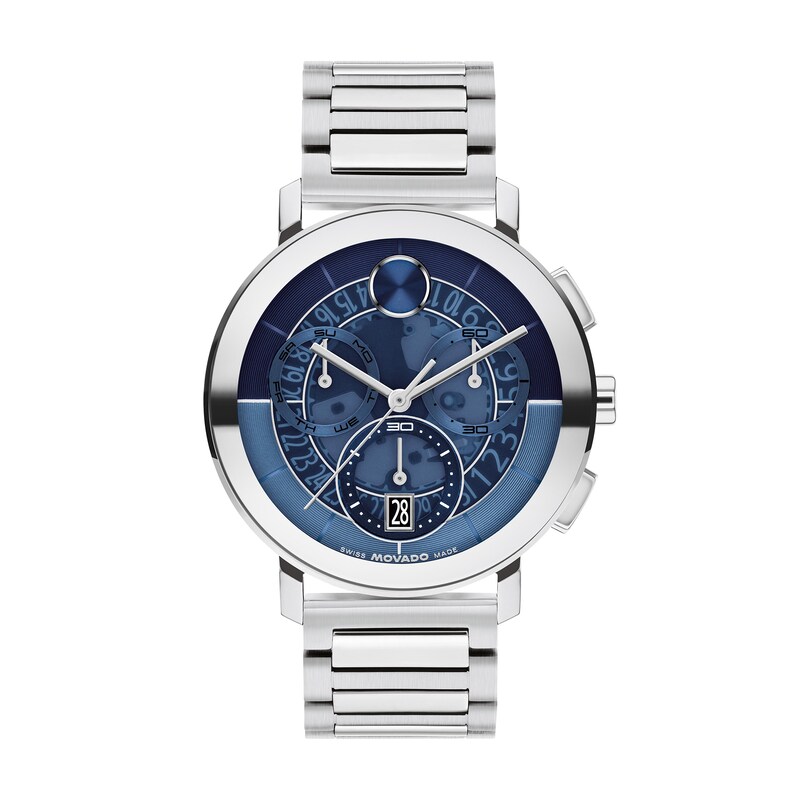 Main Image 1 of Men’s Movado Bold® Evolution 2.0 Chronograph Watch with Blue Dial (Model: 3601299)