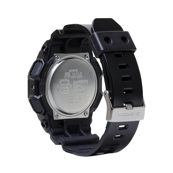 Men’s Casio G-Shock Black Resin Hybrid Watch with Gold-Tone Dial (Model: Ga010Ggb-1A9)