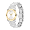 Thumbnail Image 2 of Ladies' Movado Bold® Quest Mini Gold-Tone IP and Stainless Steel Analog Watch with White Dial (Model: 3601291)