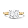 Thumbnail Image 1 of 3 CT. T.W. Cushion-Cut Certified Lab-Grown Diamond Solitaire Engagement Ring in 14K Gold (F/VS2)