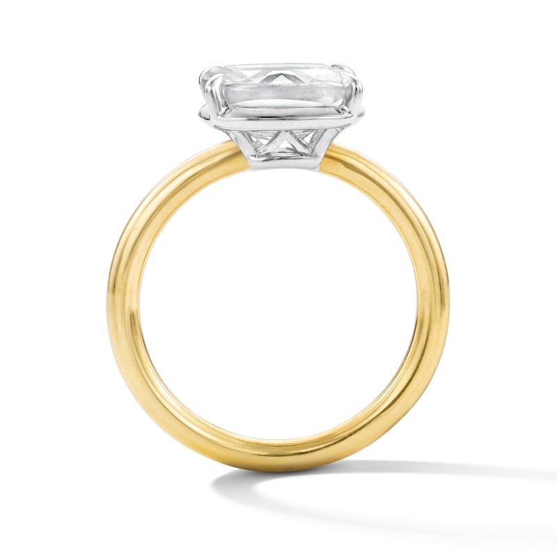 Main Image 3 of 3 CT. T.W. Cushion-Cut Certified Lab-Grown Diamond Solitaire Engagement Ring in 14K Gold (F/VS2)