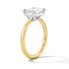 Thumbnail Image 4 of 3 CT. T.W. Cushion-Cut Certified Lab-Grown Diamond Solitaire Engagement Ring in 14K Gold (F/VS2)