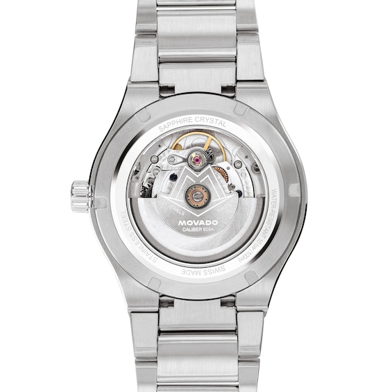 Men's Movado Museum® Imperiale Watch with Blue Dial and Stainless Steel Bracelet (Model: 0608048)