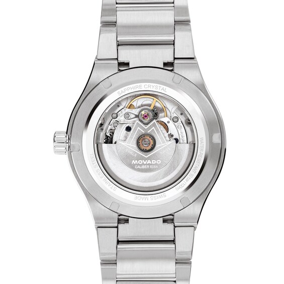 Men's Movado Museum® Imperiale Watch with Grey Dial and Stainless Steel Bracelet (Model: 0608050)