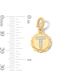 Thumbnail Image 3 of 1/20 CT. T.W. Pavé Lab-Grown Diamond Initial “T” Star Frame Necklace Charm in 10K Gold (F/VS2)