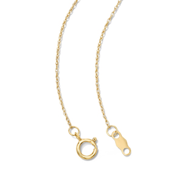 Pear-Shaped Amethyst and Lab-Grown Diamond-Accent Pendant in 10K Gold