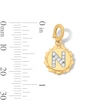 Thumbnail Image 3 of 1/15 CT. T.W. Pavé Lab-Grown Diamond Initial “N” Star Frame Necklace Charm in 10K Gold (F/VS2)