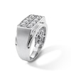 Thumbnail Image 3 of 1 CT. T.W. Lab-Grown Diamond Double-Row Ring in Sterling Silver (F/SI2)