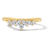 Thumbnail Image 1 of 3/8 CT. T.W. Marquise-Cut and Round Lab-Grown Diamond Contour Band in 14K Gold (F/VS2)