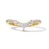 Thumbnail Image 1 of 3/8 CT. T.W. Pear-Shaped Lab-Grown Diamond Contour Band in 14K Gold (F/VS2)