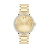 Thumbnail Image 1 of Ladies' Movado Bold® Evolution 2.0 Analog Watch with Gold-Tone Dial and Crystal Bezel (Model: 3601225)