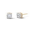 Thumbnail Image 1 of 3/4 CT. T.W. Diamond Solitaire Hidden Frame Stud Earrings in 10K Gold (I/I2)