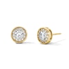 Thumbnail Image 1 of 5/8 CT. T.W. Certified Lab-Grown Diamond Frame Stud Earrings in 10K Gold (F/SI2)