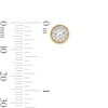 Thumbnail Image 2 of 5/8 CT. T.W. Certified Lab-Grown Diamond Frame Stud Earrings in 10K Gold (F/SI2)