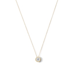 1 CT. T.W. Certified Lab-Grown Diamond Frame Pendant in 10K Gold (F/SI2)