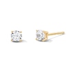 Thumbnail Image 1 of 3/8 CT. T.W. Diamond Solitaire Stud Earrings in 10K Gold (I/I2)