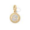Thumbnail Image 1 of 1/8 CT. T.W. Lab-Grown Diamond Pavé Cancer Beaded Frame Necklace Charm in 10K Gold (F/VS2)
