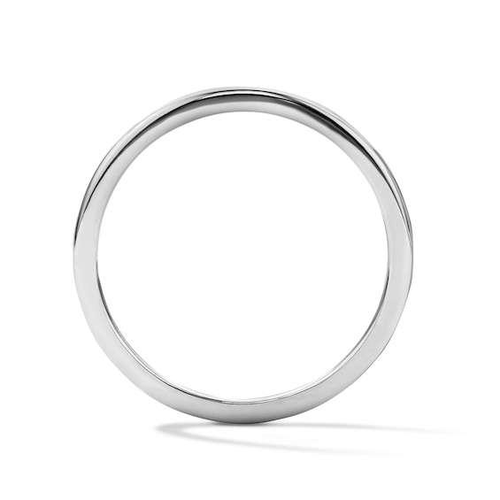 1.0mm Classic Wedding Band in 10K White Gold