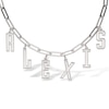 Thumbnail Image 3 of Sterling Silver Name Cutout Paper Clip Chain – 16″