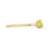 Thumbnail Image 5 of Trillion-Cut Peridot and Lab-Grown Diamond-Accent Stackable Ring in 10K Gold (F/VS2)