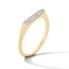 Thumbnail Image 4 of 1/8 CT. T.W. Lab-Grown Diamond Stackable Ring in Sterling Silver with 18K Gold Plate (F/VS2)